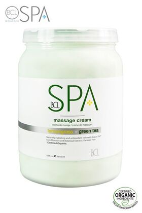 BCL SPA Lemongrass + Green massage cream 1892ml