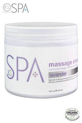 BCL SPA Lavender + Mint massage cream 473ml