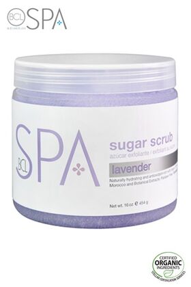 BCL SPA Lavender + Mint sugar scrub 454g
