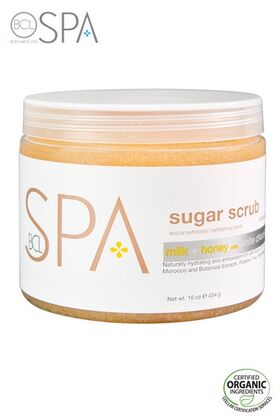 BCL SPA Milk + Honey with White Chocolate sugar scrub 454g