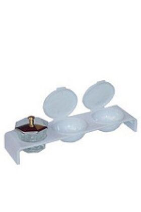Plastic acrylic powder holder