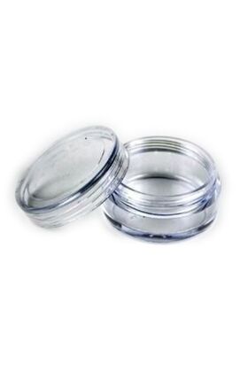 Empty plastic jar clear 3,5g