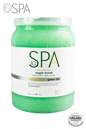 BCL SPA Lemongrass + Green Tea Sugar Scrub 1814g