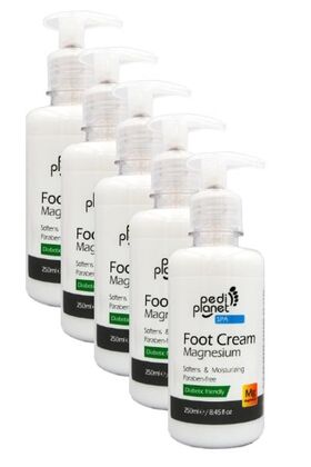 Pedi Planet magnesium foot cream CREAM 5x250ml