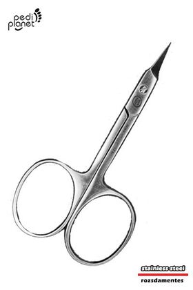 Pedi Planet mini-towertip cuticle scissors stainless