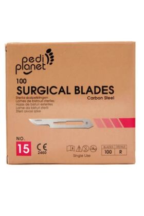 Pedi Planet pedicure scalpel blade (100pcs / box) size: 15