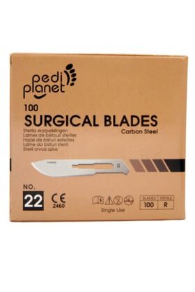 Pedi Planet pedicure scalpel blade (100pcs / box) size: 22