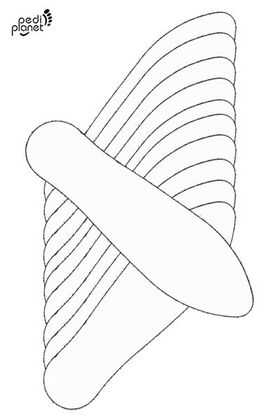 Disposable foot file sanding pad white 150 10pcs