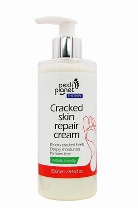 Pedi Planet Cracked skin repair cream 250ml (regenerating foot care cream for cracked skin)