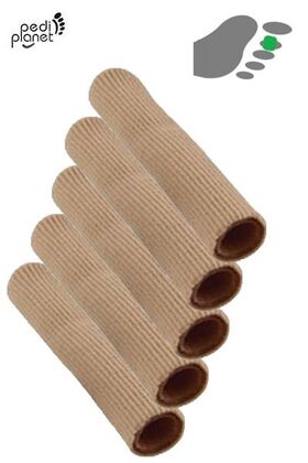 Pedi Planet fabric gel cutable toe protection tube 10cm size: M PACKAGE 5 pcs