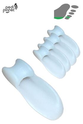 Pedi Planet silicone relief little toe cam protector with spreader PACKAGE 5 pcs