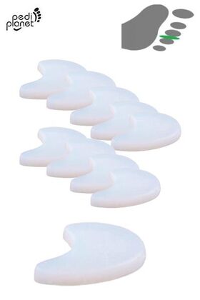 Pedi Planet silicone relief toe separator PACKAGE 5x(2pcs)