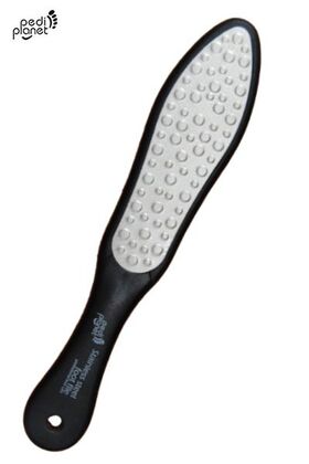 Pedi Planet stainless foot file (large black)