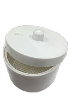 Disinfectant cup for drill bits