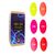 Aphro Nails NEON FLASH gel lac set 3