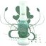 Dark green glitter 2 way nail art pen