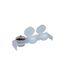 Plastic acrylic powder holder