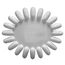 Nail polish color wheel white