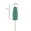 Aphro Nails rubber nail polishing head dark green