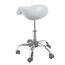 Karion saddle-shaped white gas spring stool