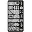 Aphro Nails nail stamping plate Flower Pattern BC02
