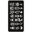 Aphro Nails nail staming plate Bird Life JQL09