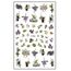Aphro Nails nail sticker Brown Leaves F784