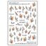 Aphro Nails nail sticker Iridescent XF3403