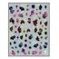 Aphro Nails nail sticker Mine Gems Colorful CJ018SZ