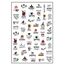 Aphro Nails nail sticker Scary Halloween YZWS190