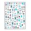 Aphro Nails nail sticker Social Life CA743