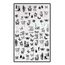 Nail Sticker Butterfly F749