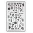 Nail Sticker Flowers F750