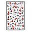 Nail Sticker Red Admiral F748
