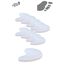 Pedi Planet silicone relief toe separator PACKAGE 5x(2pcs)